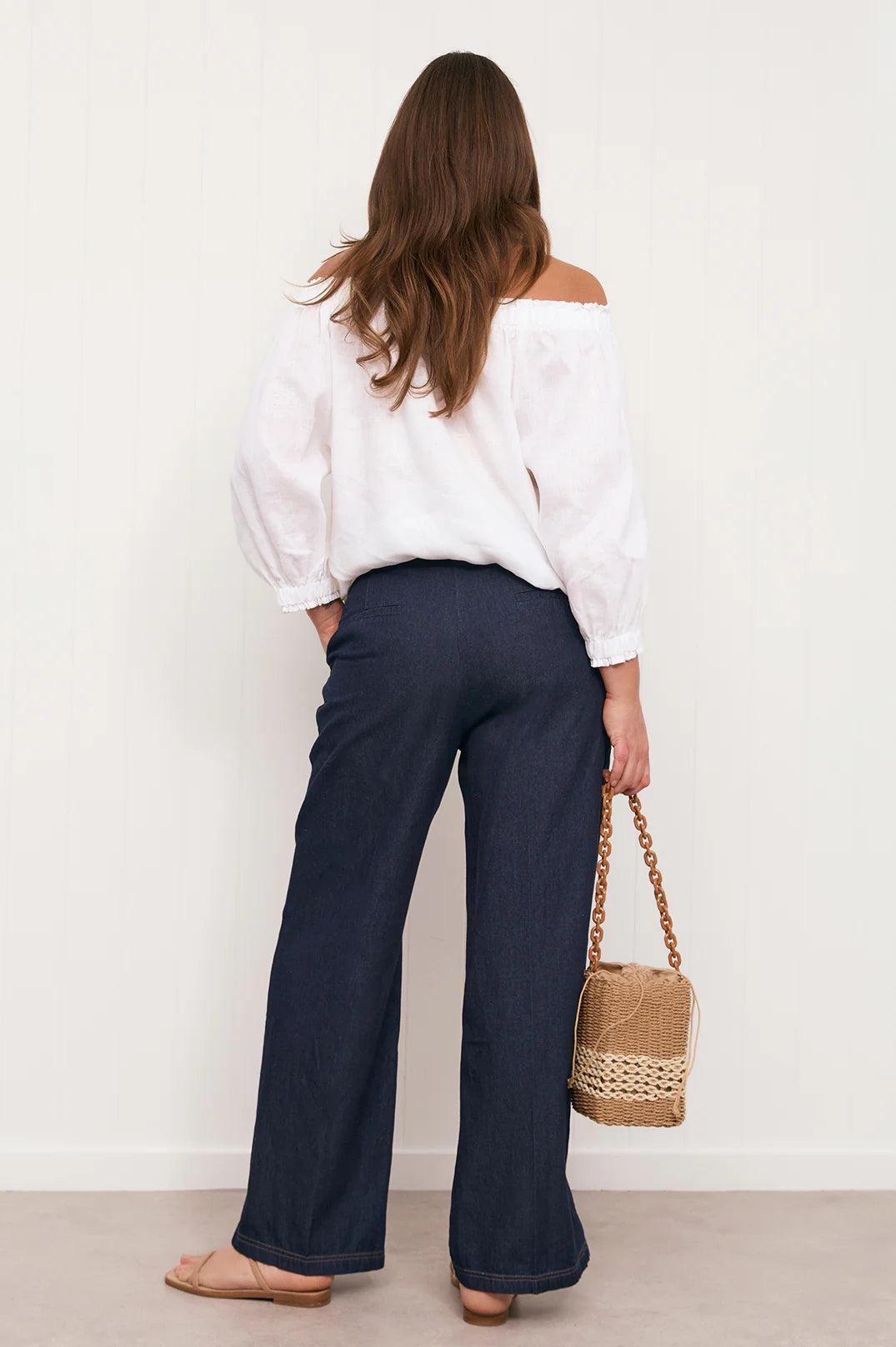 Nisha Denim Pant Bottoms Adorne