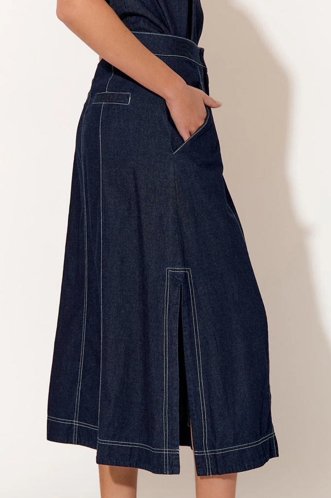 Alexandria Light Weight Denim Skirt Denim Skirts Adorne   