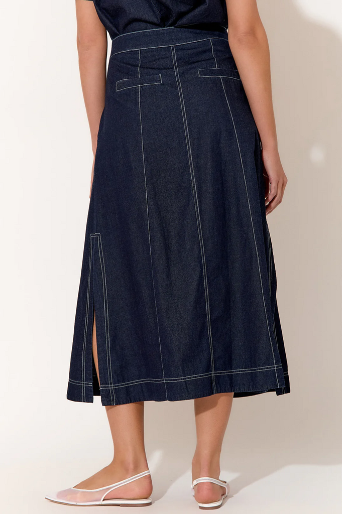 Alexandria Light Weight Denim Skirt Denim Skirts Adorne   