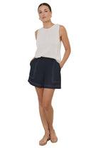 Trinity Light Weight Denim Short Bottoms Adorne S(8)