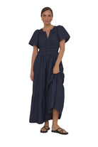 Eliana Lightweight Denim Maxi Dress Dresses Adorne S(8)