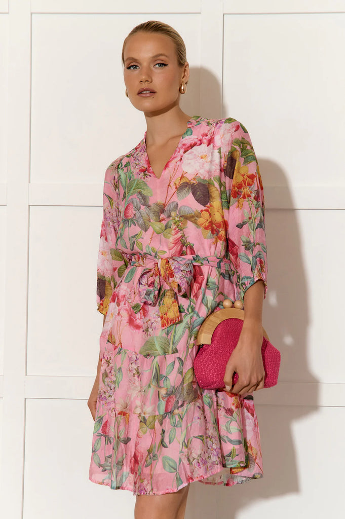 Mara Floral Tiered Dress Floral Dresses Adorne   