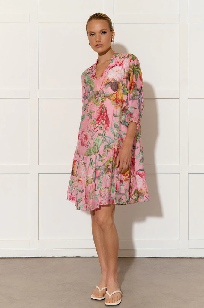 Mara Floral Tiered Dress Floral Dresses Adorne   