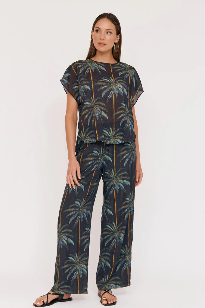 Kelly Honolulu Print Pant Bottoms Adorne   