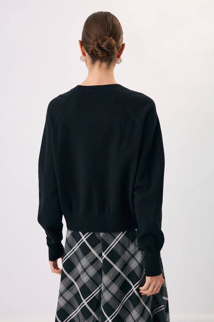 Freddy Knit Cardigan Black Tops Adorne