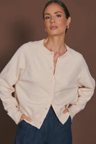 Freddy Knit Cardigan Cream Tops Adorne S(8)