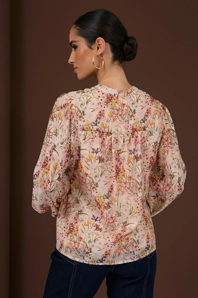Sandra Belfast Print Top Floral Tops Adorne