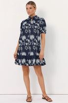 Lolita Embroidered Denim Dress Denim Dresses Adorne
