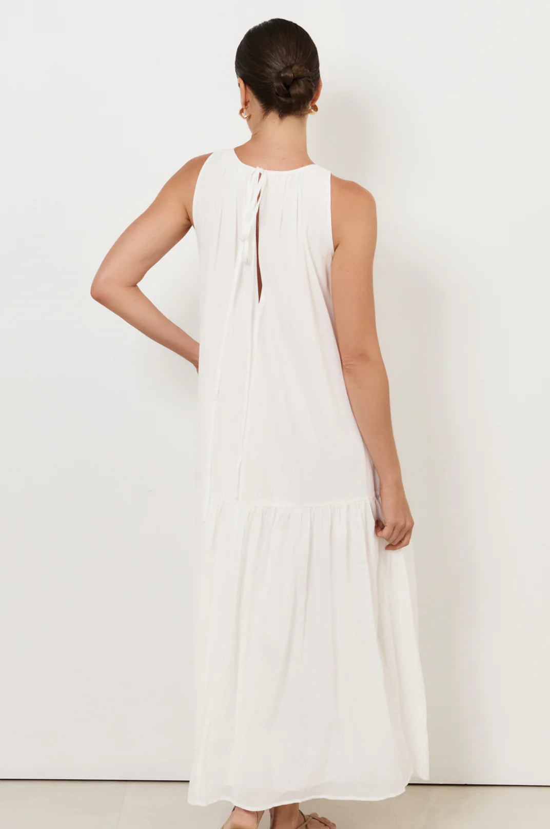 Ariah Midi Dress White Dresses Adorne