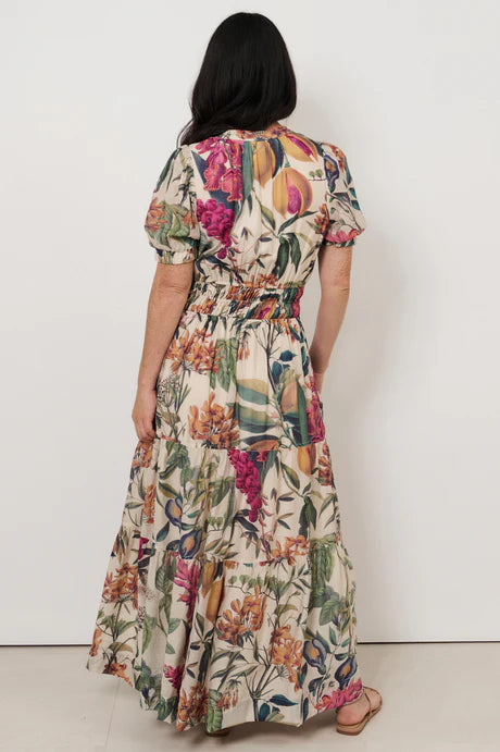 Violette Seville Print Maxi Dress Dresses Adorne
