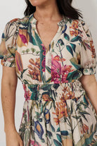 Violette Seville Print Maxi Dress Dresses Adorne