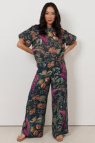 Santori Seville Print Top Tops Adorne S(8)