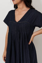 Sidney Light Weight Denim Maxi Dress Dresses Adorne