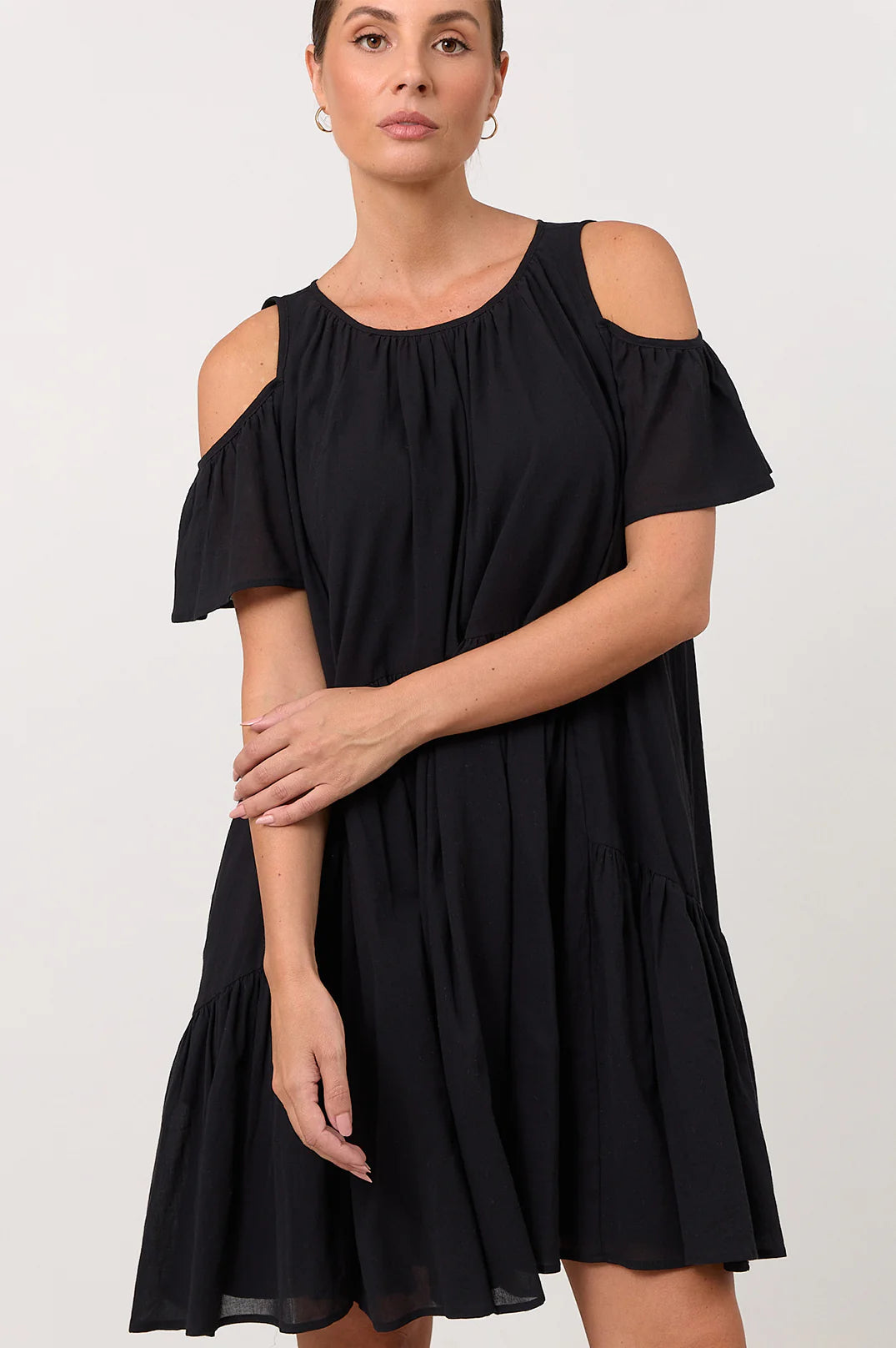 Ariah Short Dress Black Dresses Adorne