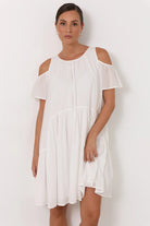 Ariah Short Dress White Dresses Adorne