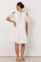 Ariah Short Dress White Dresses Adorne