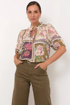 Sandra Austria Print Top - Global Free Style