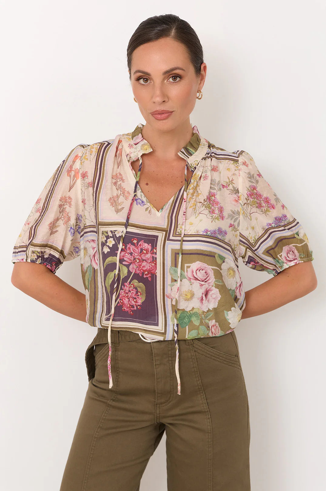 Sandra Austria Print Top - Global Free Style