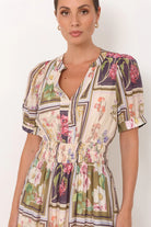 Violette Austria Print Maxi Dress - Global Free Style