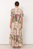 Violette Austria Print Maxi Dress - Global Free Style