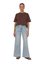 Kaylee Side Panel Detail Jeans Light Denim Bottoms Adorne S (8)