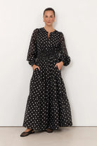 Violette Maxi Dress Spot Dresses Adorne