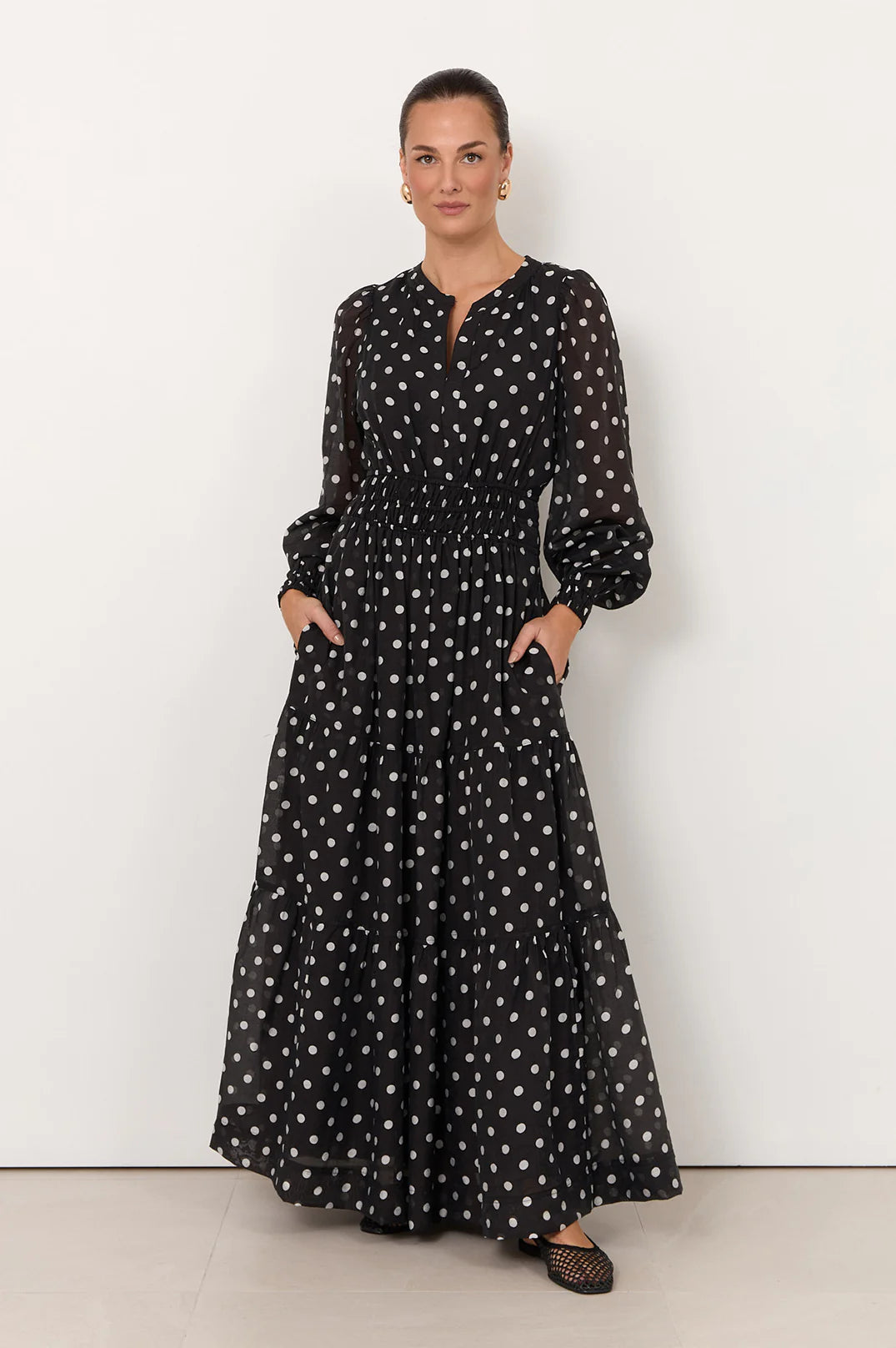 Violette Maxi Dress Spot Dresses Adorne