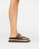 Ameera Chocolate Sandal Shoes Billini
