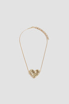 Short Fine Heart Necklace Gold Necklaces Adorne