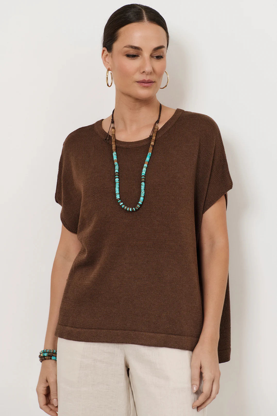 Stone and Timber tie Back Layering Necklace Necklaces Adorne