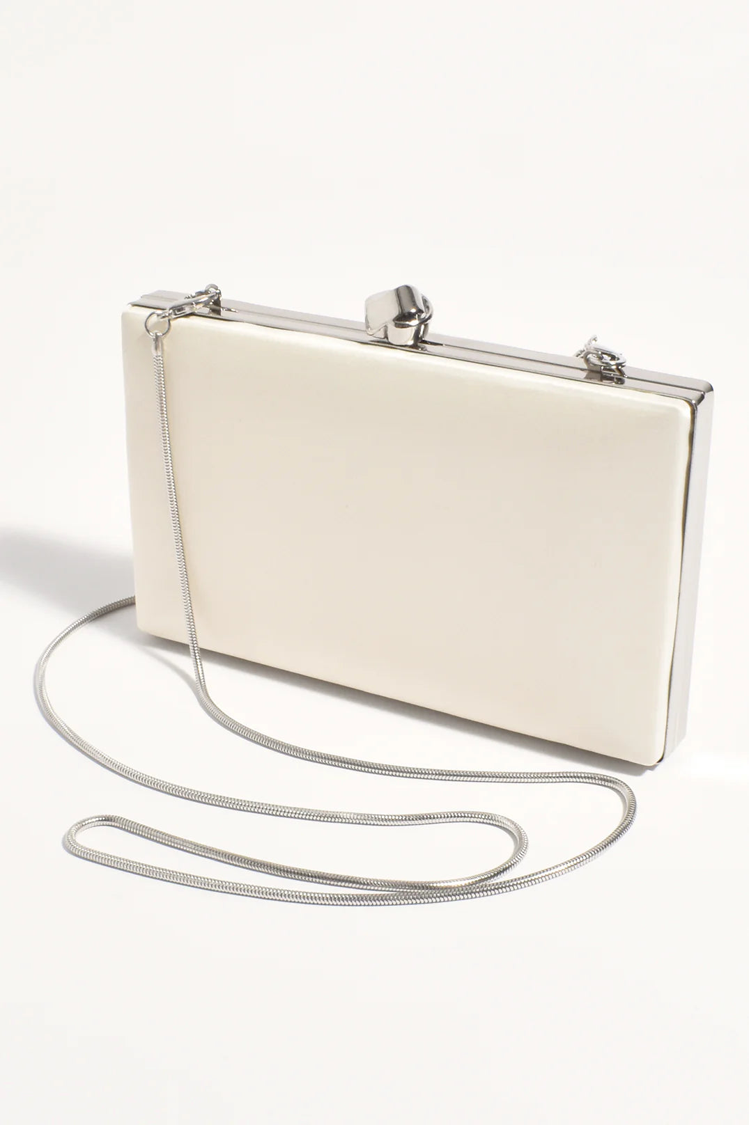 Mira Structured Clutch Cream - Global Free Style
