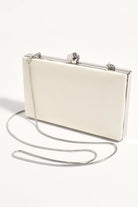 Mira Structured Clutch Cream - Global Free Style