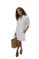Adi Dress White - Linen Viscose Dresses Coconinya S