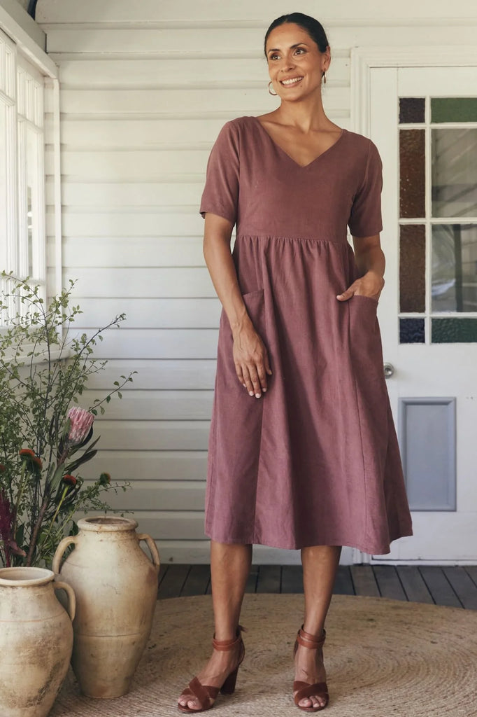 Alice Midi Dress Clove Dresses MahaShe