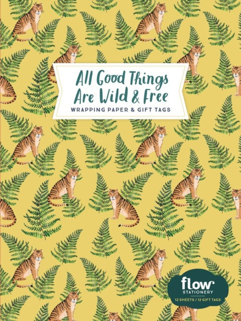 All Good Things Are Wild and Free Wrapping Paper and Gift Tags Cards and Wrap Adriana Picker