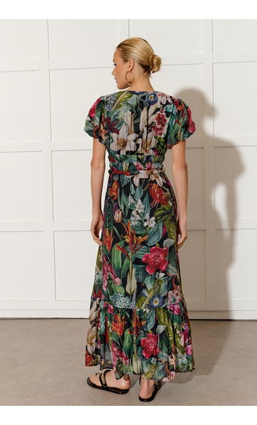 Ally Floral Maxi Dress Dresses Adorne   