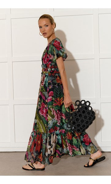 Ally Floral Maxi Dress Dresses Adorne   