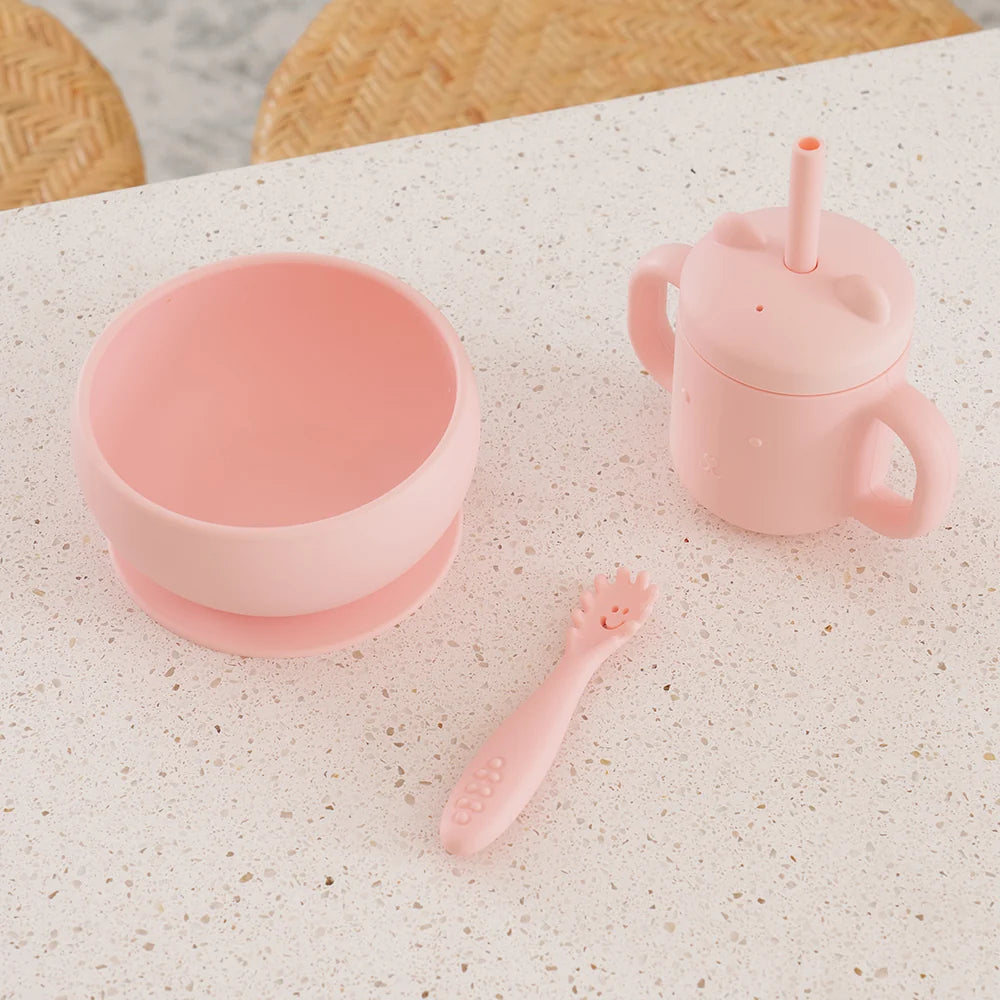 Silicone Suction Bowl Blush Pink Gifts and Accessories Annabel Trends