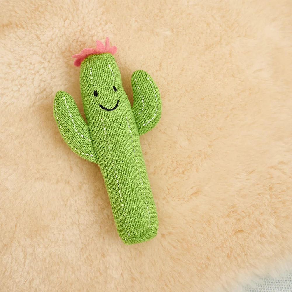 Hand Rattle Knit Cactus Gifts and Accessories Annabel Trends