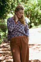 Tessa Pant Tan Linen Bottoms Lazybones