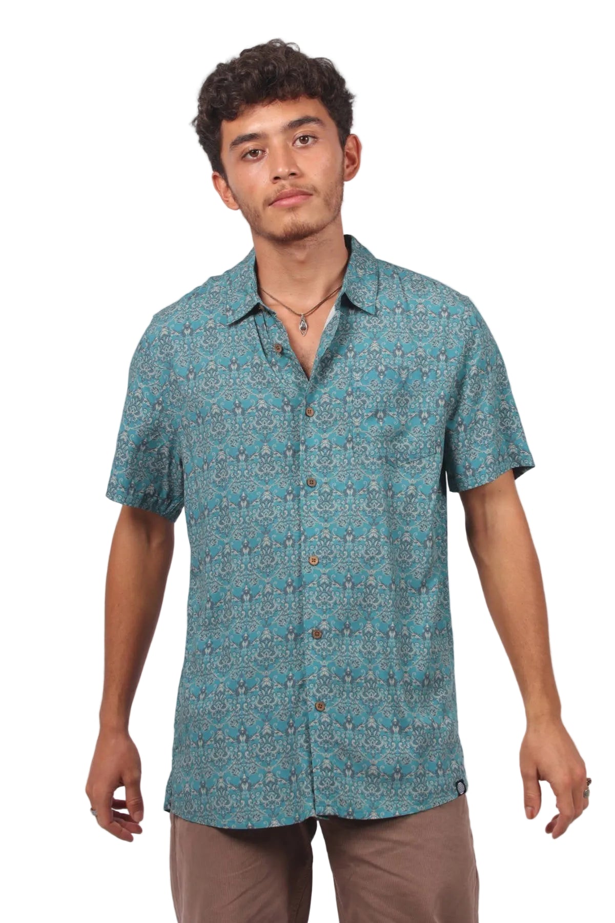 Aqua Night Mens Shirt - Global Free Style