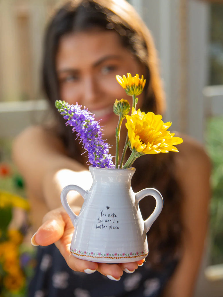Artisan Bud Vase You make The World Gifts and Accessories Natural Life   