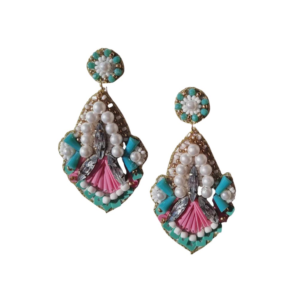 Asrai Beaded Earring Earrings Zoda   