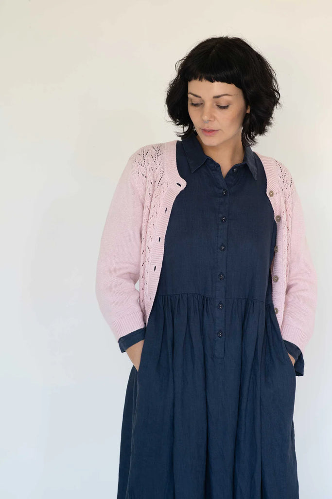 Ava cardigan Blossom Pink - Global Free Style