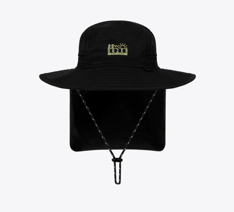 Barney Boys Bucket Black Kids Hats Dozer L (60CM)