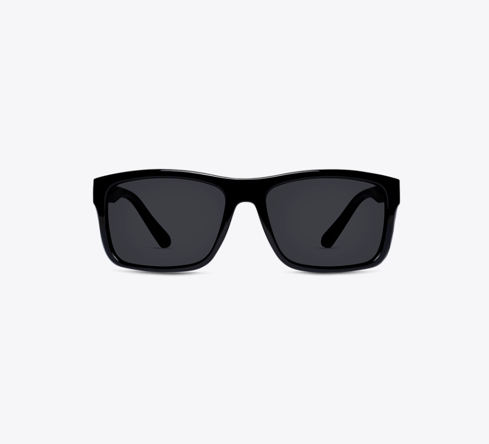 Raglan Mens Sunglass Black/Smoke Sunglasses & Glasses White Haven