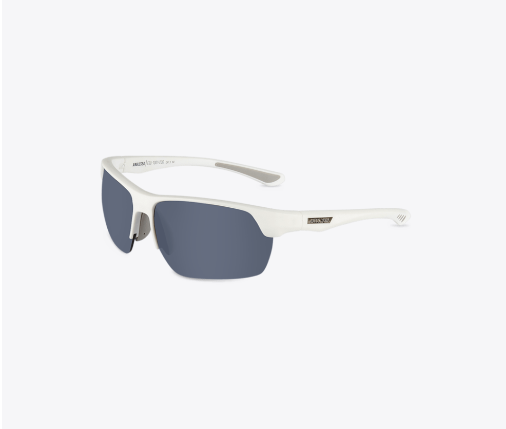 Anglesea Universal Sunglass White/Smoke Sunglasses & Glasses White Haven