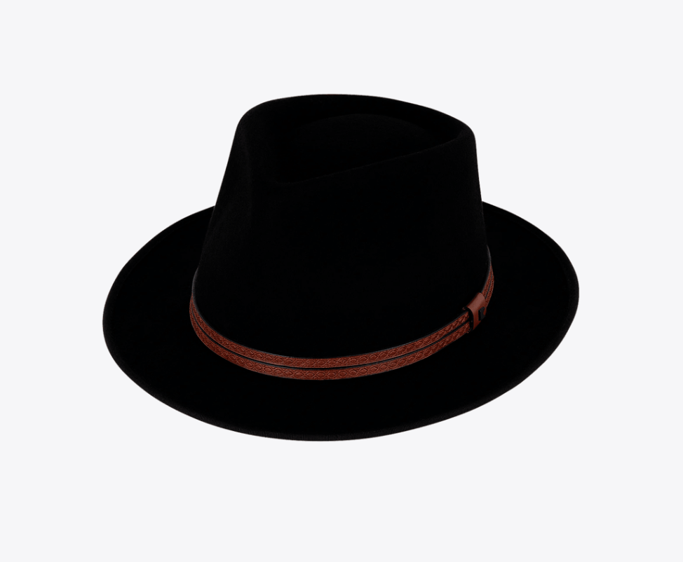 Evolve Universal Fedora Black Hats & Millinery Kooringal S (56cm)