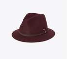 Ladies Mid Brim Matilda Wine Hats & Millinery Kooringal