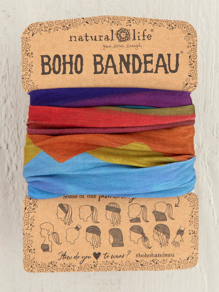 Boho Bandeau Mountain Range Bandeau Natural Life   